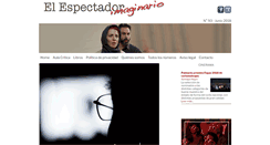 Desktop Screenshot of elespectadorimaginario.com